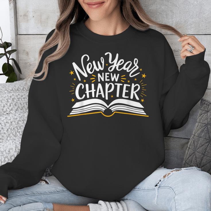 New Year New Chapter Happy New Year 2025 Book Unisex Sweatshirt New Year New Chapter Happy New Year 2025 Book Unisex Sweatshirt