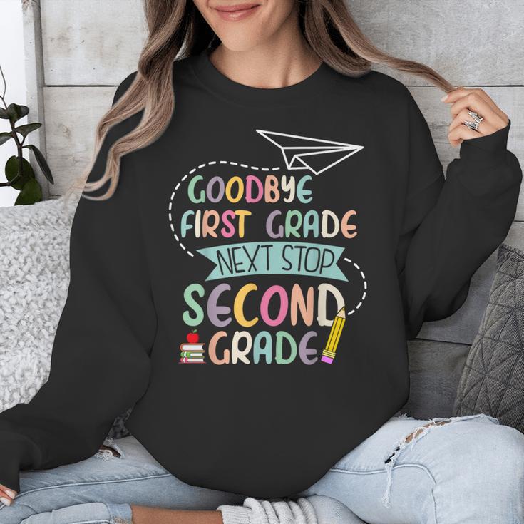 Next Stop 2nd Grade 1st First Grade Graduation Last Day Unisex Sweatshirt