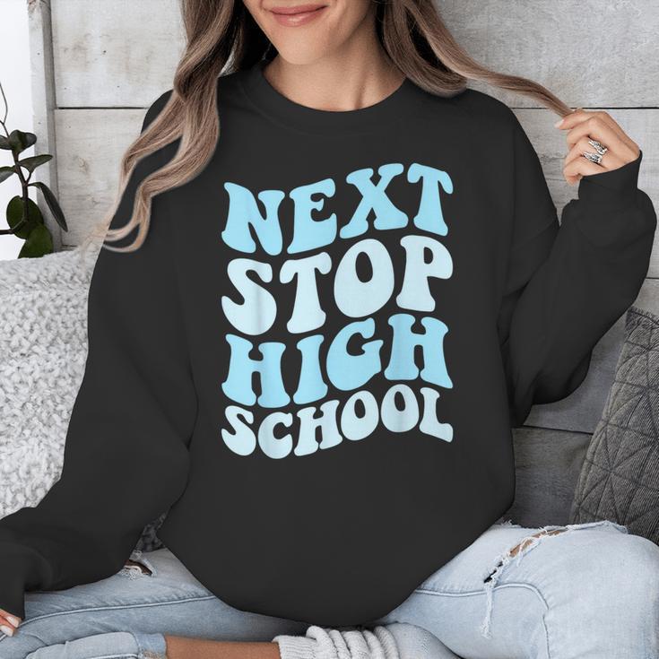 Next Stop High School Elementary School Graduation 2025 Unisex Sweatshirt