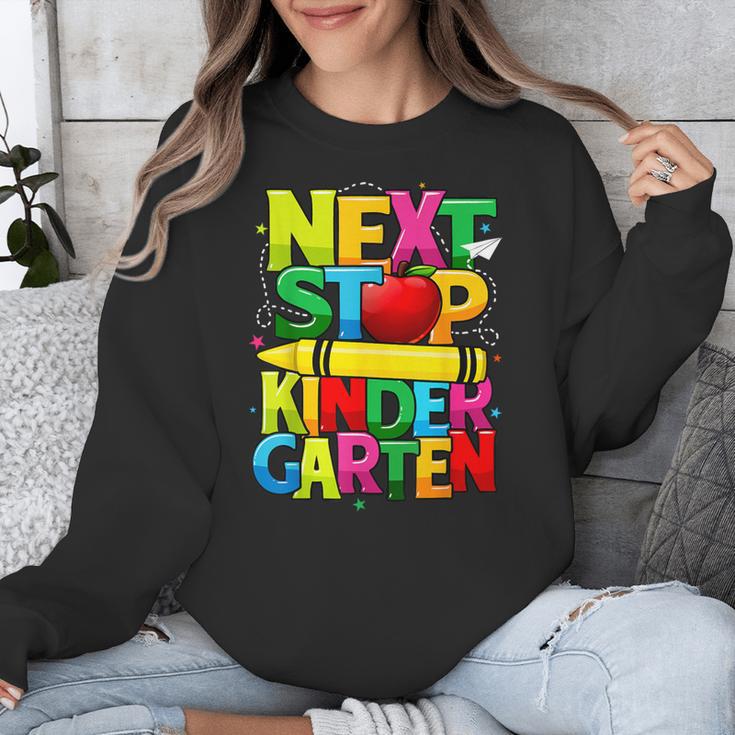 Next Stop Kindergarten Preschool Graduation 2023 Boys Girls Unisex Sweatshirt