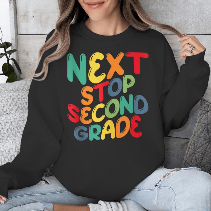Next Stop Second Grade 1st Grade Graduation Day Kids Unisex Sweatshirt