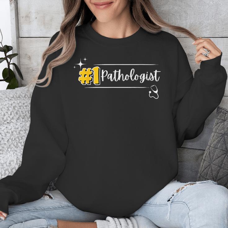 No 1 Pathologist Graduation Anniversairy Birthday Hospital Unisex Sweatshirt