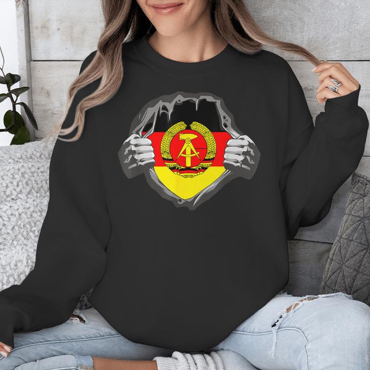 Nostalgia Chest Flag GDR Unisex Sweatshirt