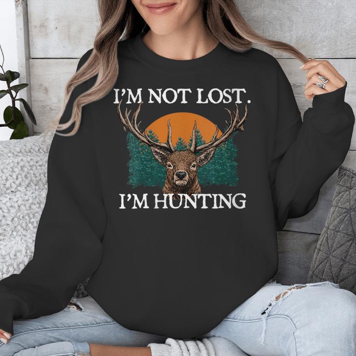 Im Not Lost Im Hunting Introvert Hunter Antisocial Unisex Sweatshirt Im Not Lost Im Hunting Introvert Hunter Antisocial Unisex Sweatshirt
