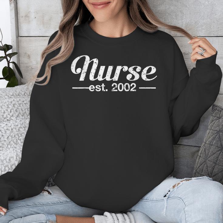Nurse Est 2002 Graduation Unisex Sweatshirt