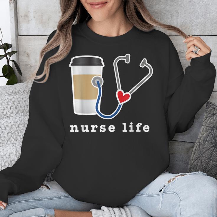 Nurse Life Graphic Nursing School Graduation Unisex Sweatshirt