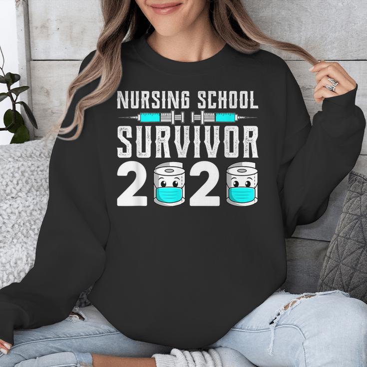 Nursing School Survivor Graduation Nurse RN 2020 Friend Unisex Sweatshirt