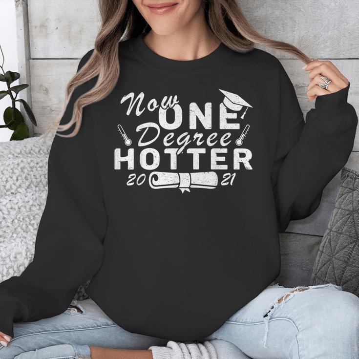 Now One Degree Hotter 2021 College Graduation Unisex Sweatshirt