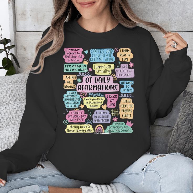 OT Daily Affirmations Occupational Therapy Month Graduation Unisex Sweatshirt
