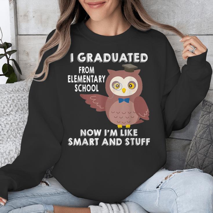 Owl Elementary Graduation Shirt-6th Grade Graduation Unisex Sweatshirt