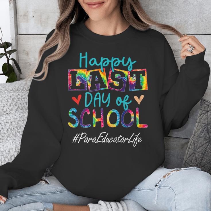Para Educator Happy Last Day Of School Women Graduation Unisex Sweatshirt