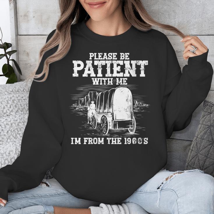 Patient With Me I'm From The 1900s Oregon Vintage Unisex Sweatshirt