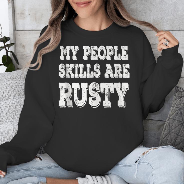 My People Skills Are Rusty Introvert SPN Moments Unisex Sweatshirt My People Skills Are Rusty Introvert SPN Moments Unisex Sweatshirt