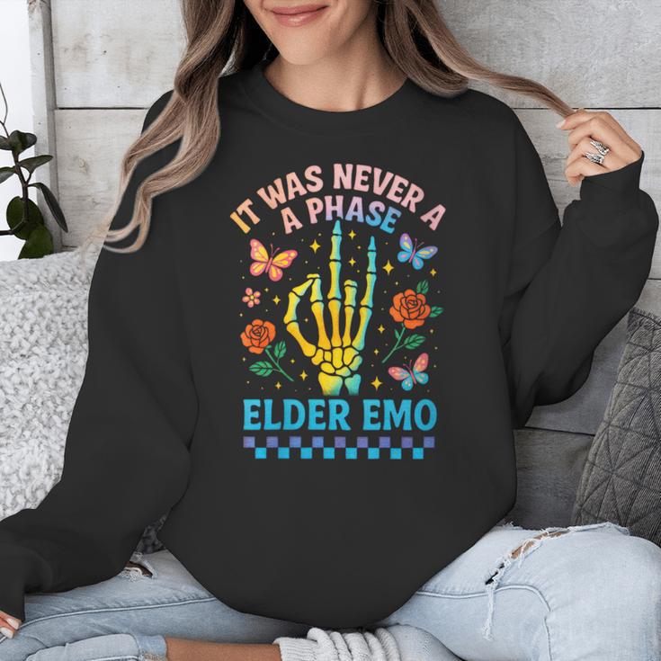 It Was Never A Phase Elder Emo Nostalgia Unisex Sweatshirt It Was Never A Phase Elder Emo Nostalgia Unisex Sweatshirt