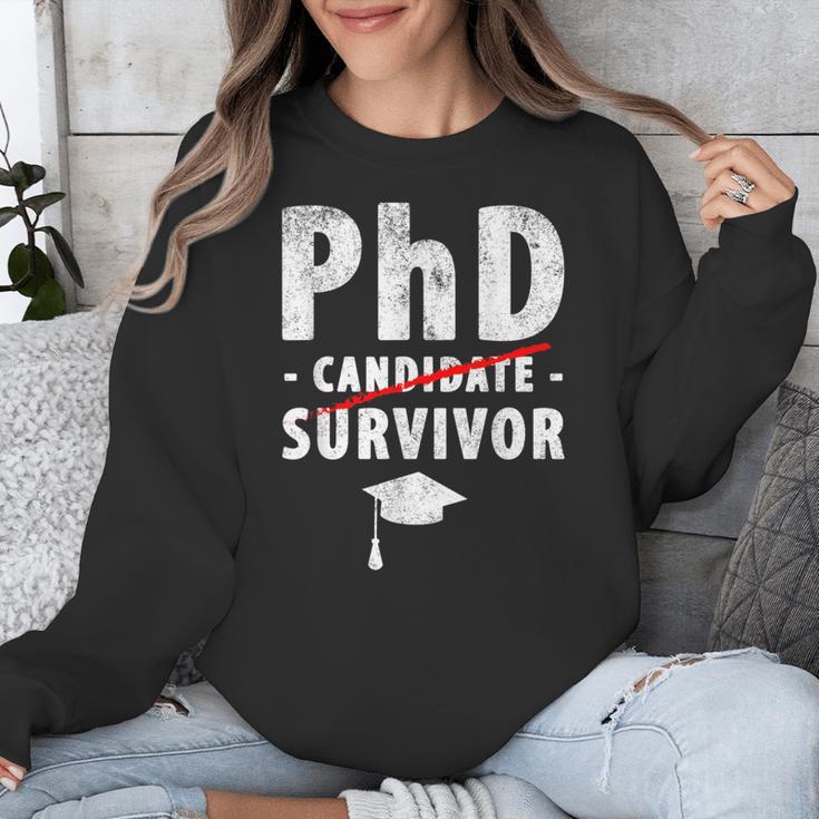 PhD Candidate Survivor PhD Graduation Unisex Sweatshirt