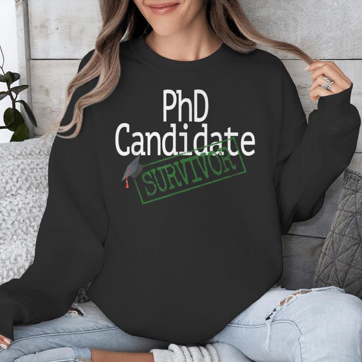 PhD Candidate Survivor Medical Doctors Graduation Doctor Unisex Sweatshirt