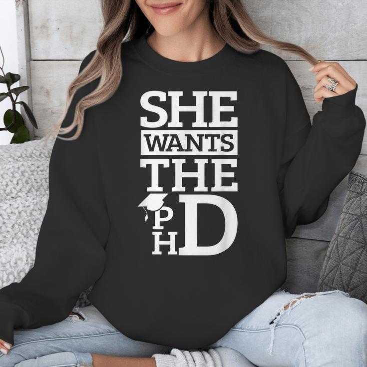 PhD Doctorate Husband Boyfriend PhD Graduation Unisex Sweatshirt