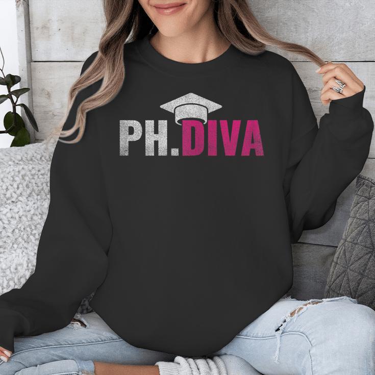 PhDiva PHD Student Graduation Degree Med Law School Unisex Sweatshirt