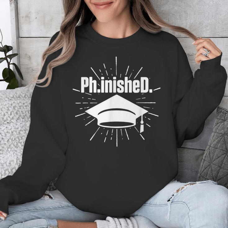 PhinisheD PhD Graduation Doctor Of Philosophy Unisex Sweatshirt