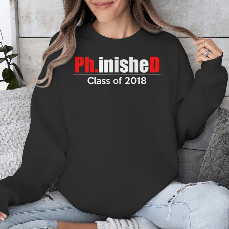 Phinished PhD Graduation T-Shirt For Men And Women Unisex Sweatshirt