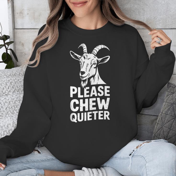 Please Chew Quieter Introvert Quietness Silence Lover Unisex Sweatshirt Please Chew Quieter Introvert Quietness Silence Lover Unisex Sweatshirt