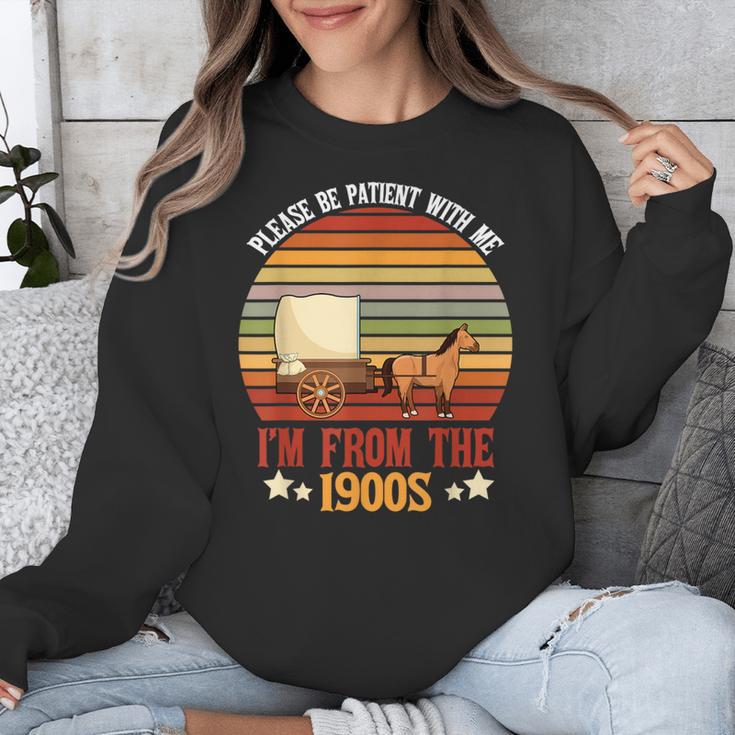 Please Be Patient With Me I'm From The 1900s Cool Dad Unisex Sweatshirt