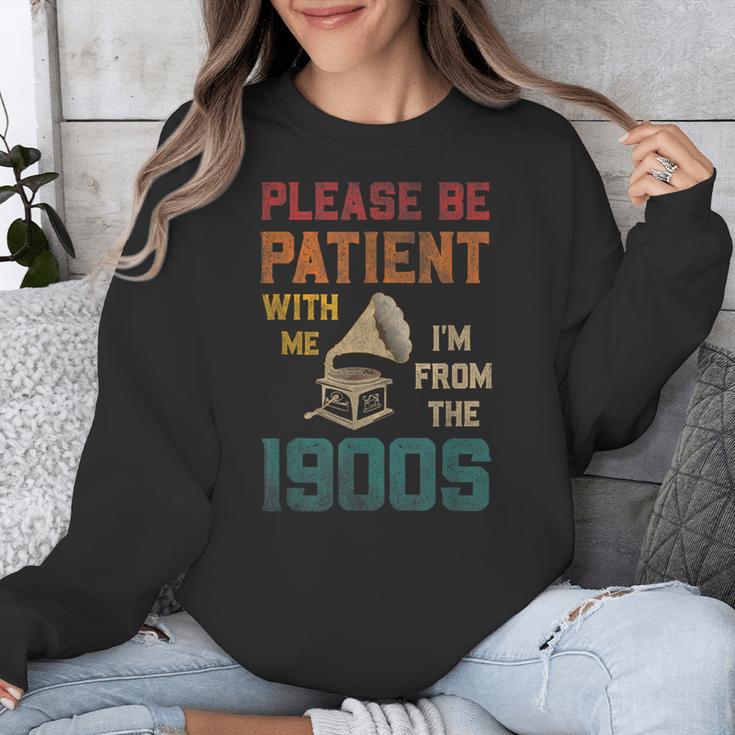 Please Be Patient With Me I'm From The 1900s Cool Gramophone Unisex Sweatshirt