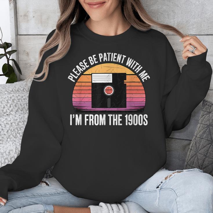 Please Be Patient With Me I'm From The 1900s PC Floppy Disk Unisex Sweatshirt Please Be Patient With Me I'm From The 1900s PC Floppy Disk Unisex Sweatshirt