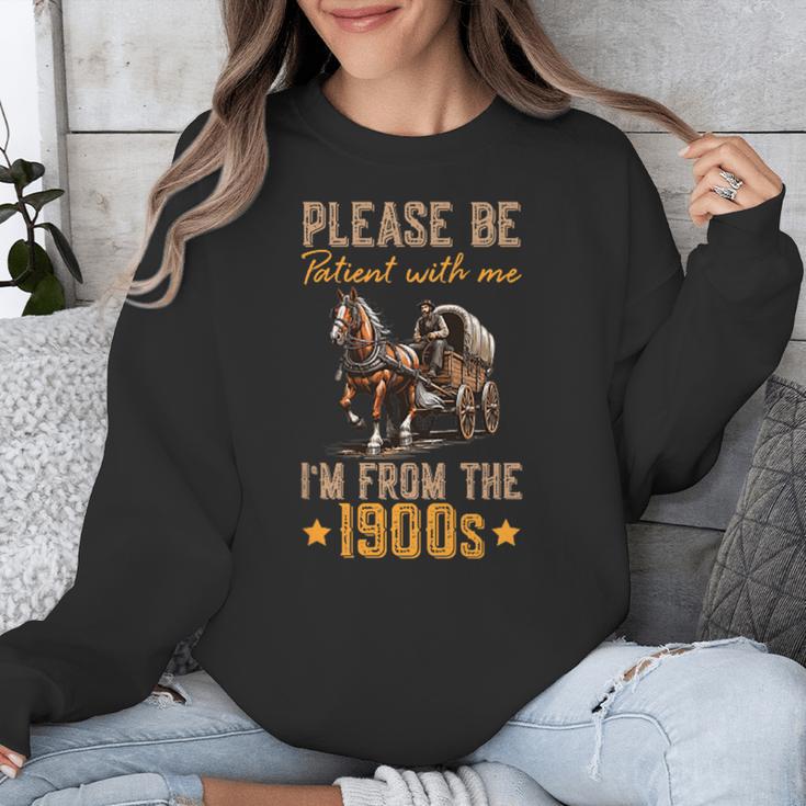 Please Be Patient With Mee I'm From The 1900s Minimalist Unisex Sweatshirt Please Be Patient With Mee I'm From The 1900s Minimalist Unisex Sweatshirt