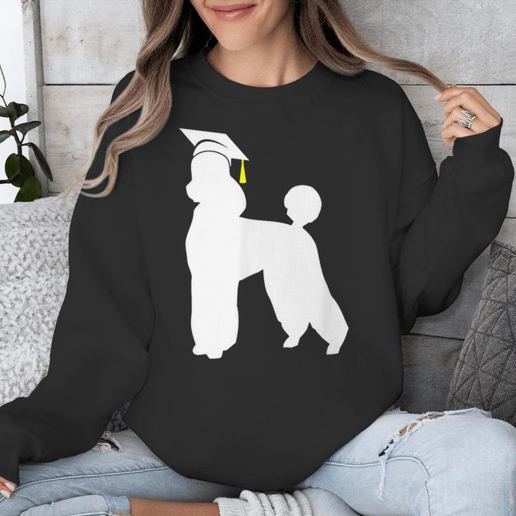 Poodle Graduation Dog Graduate Unisex Sweatshirt