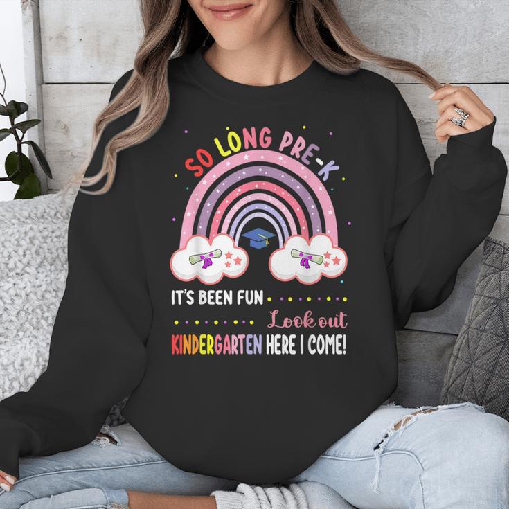 Pre k Graduation Class 2025 Graduate Pre-k Rainbow Girls Unisex Sweatshirt