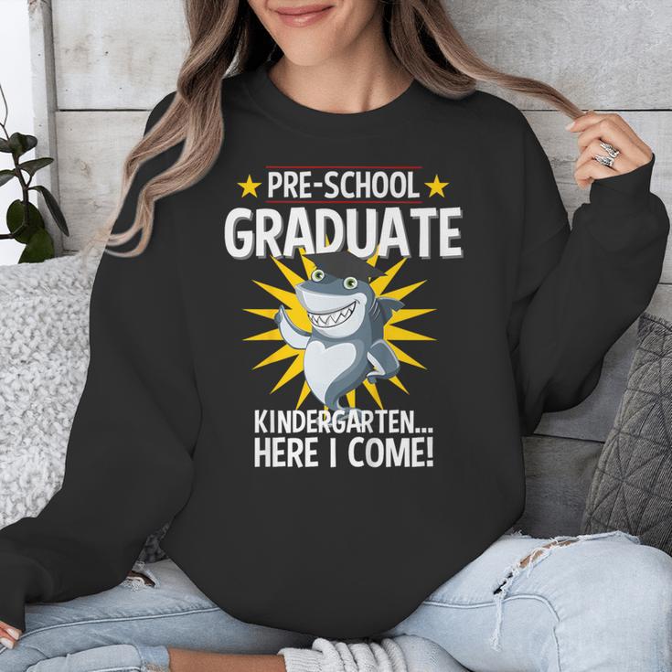 Pre K Graduation Shirts Shark Grad Toddler Unisex Sweatshirt
