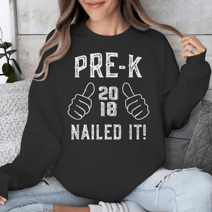 Pre-K Nailed It 2018 Cute Preschool Graduation Unisex Sweatshirt