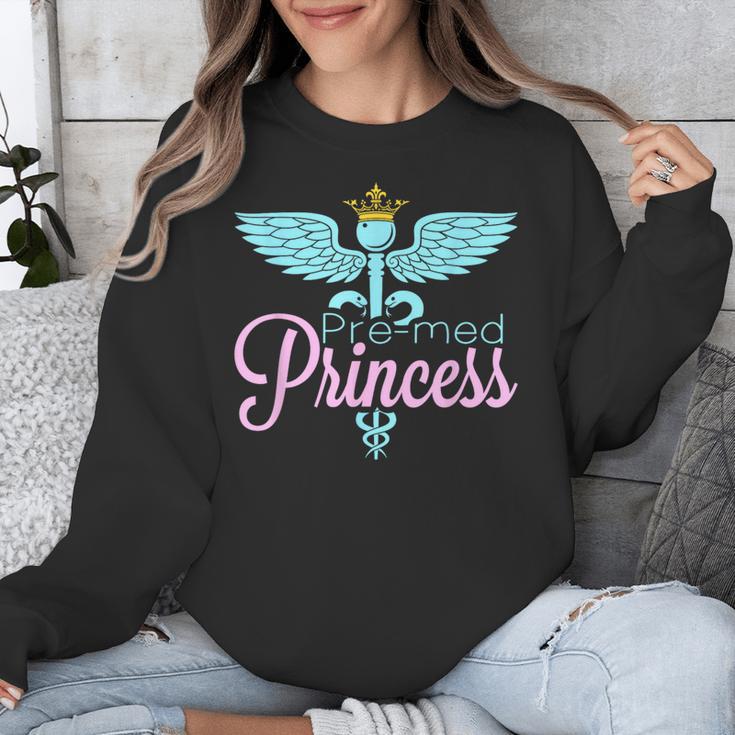 Pre-Med Women Pre Med Princess Graduation Unisex Sweatshirt