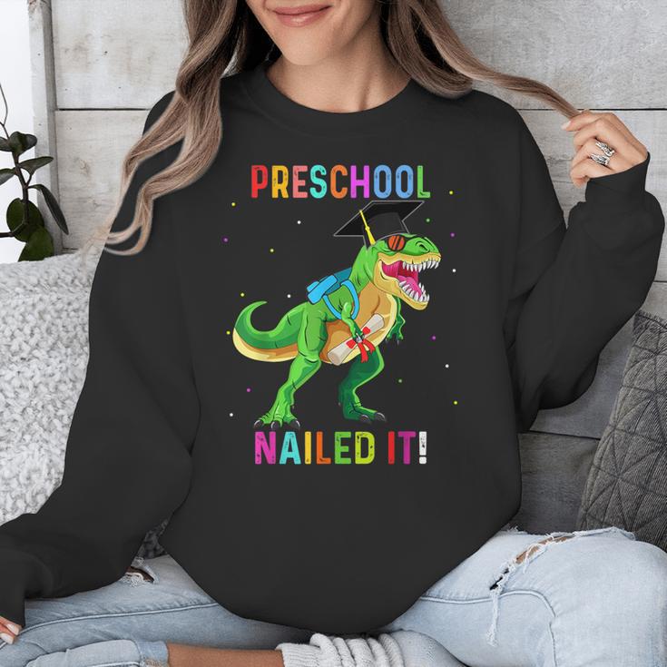 Preschool Graduation Class Of 2022 Graduate Dinosaur Kids Unisex Sweatshirt
