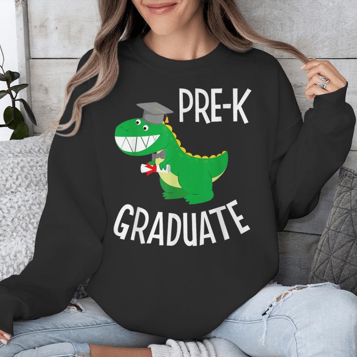 Preschool Graduation Preschooler Dinosaur Pre-K Dino Kids Unisex Sweatshirt