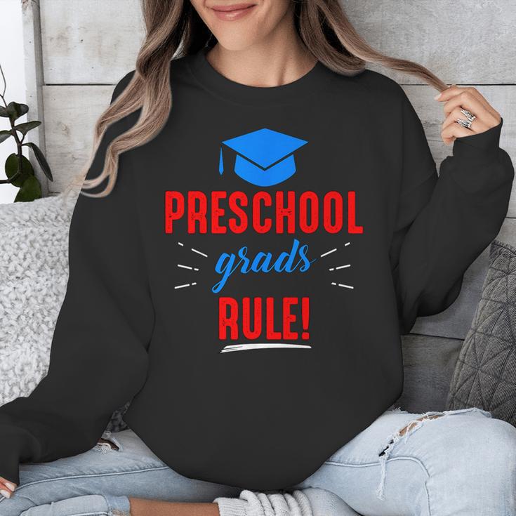 Preschooler Graduation Grad Cap Preschool Grads Rule Unisex Sweatshirt