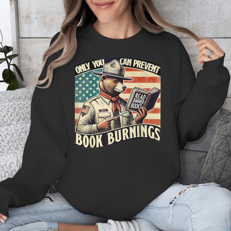 Only You Can Prevent Book Burnings Books Unisex Sweatshirt