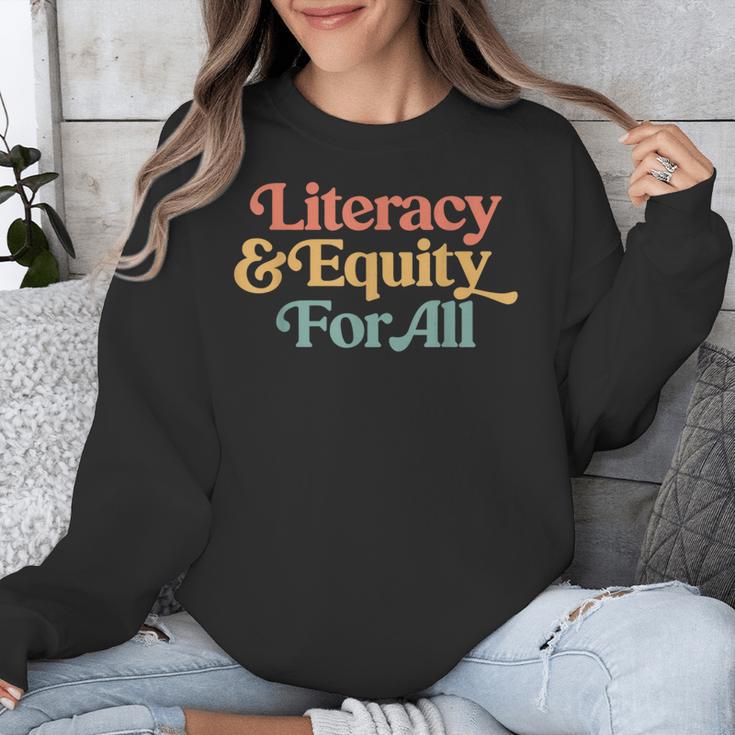Protect Libraries Banned Books Literacy And Equity For All Unisex Sweatshirt