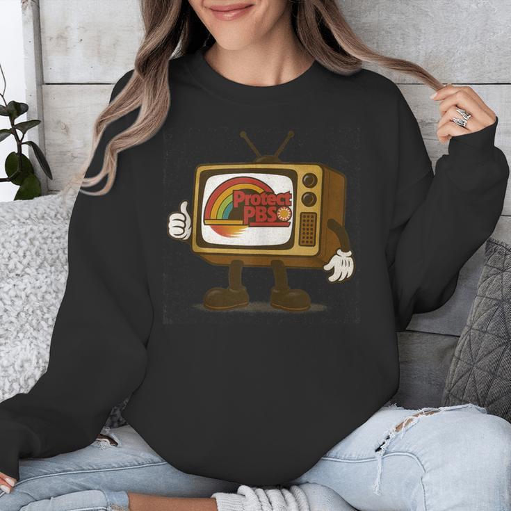 Protect PBS 80s Nostalgia Television Shirt Unisex Sweatshirt