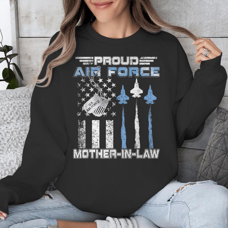 Proud Air Force Mother-In-Law US Air Force Graduation Unisex Sweatshirt
