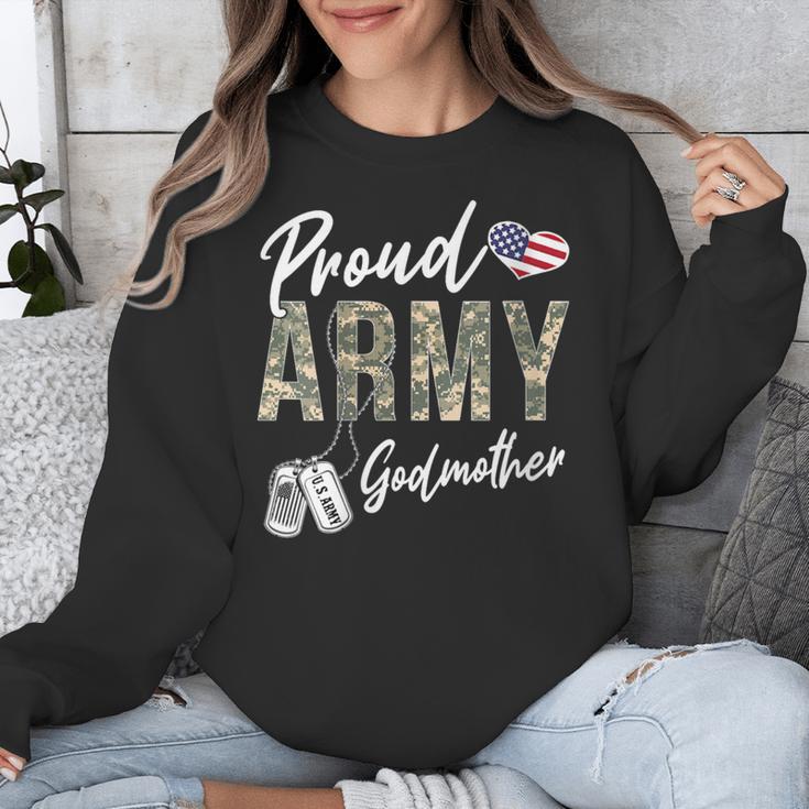 Proud Army Godmother Army Graduation Godmother US Army Unisex Sweatshirt