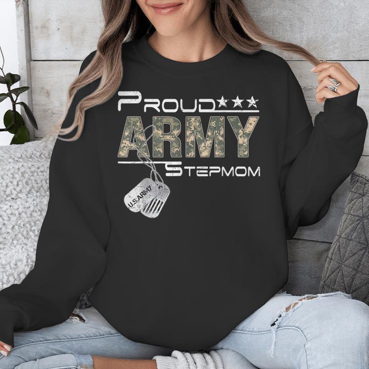 Proud Army Stepmom Army Graduation Stepmom US Army Stepmom Unisex Sweatshirt