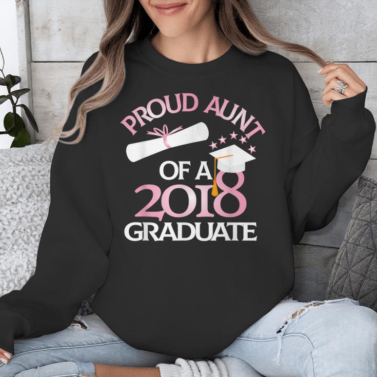 Proud Aunt Of a 2018 Graduate Auntie Graduation Unisex Sweatshirt