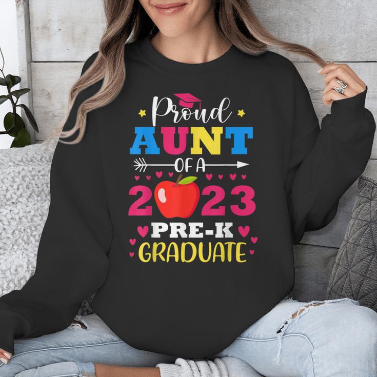 Proud Aunt Of 2023 Pre-K Graduate Senior Graduation Matching Unisex Sweatshirt