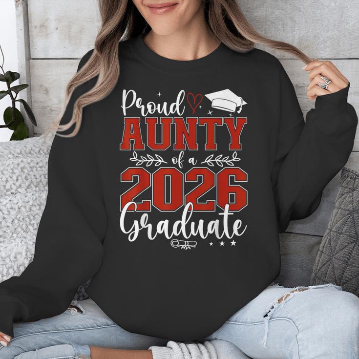 Proud Aunty Of a Class Of 2026 Graduate Senior Graduation Unisex Sweatshirt