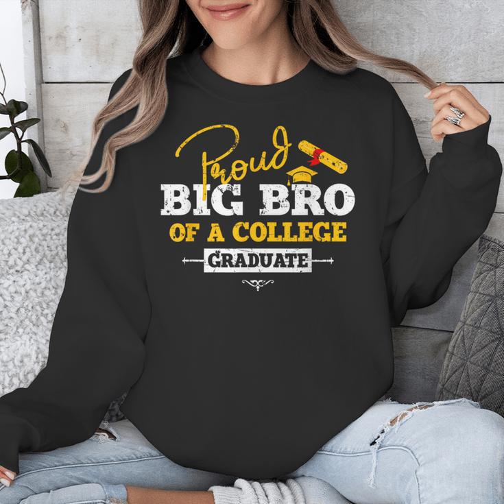Proud Big Bro Of a College Graduate Graduation Grad Unisex Sweatshirt