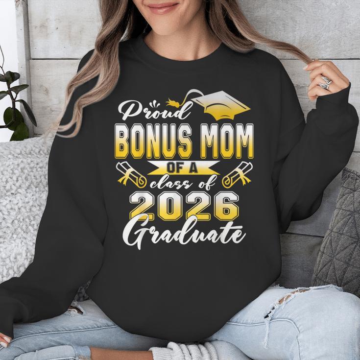 Proud Bonus Mom Of a Class Of 2026 Graduate Graduation 2026 Unisex Sweatshirt
