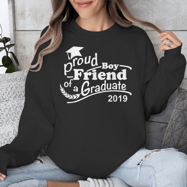 Proud Boyfriend Of A Graduate 2019 Family Graduation Shirts Unisex Sweatshirt