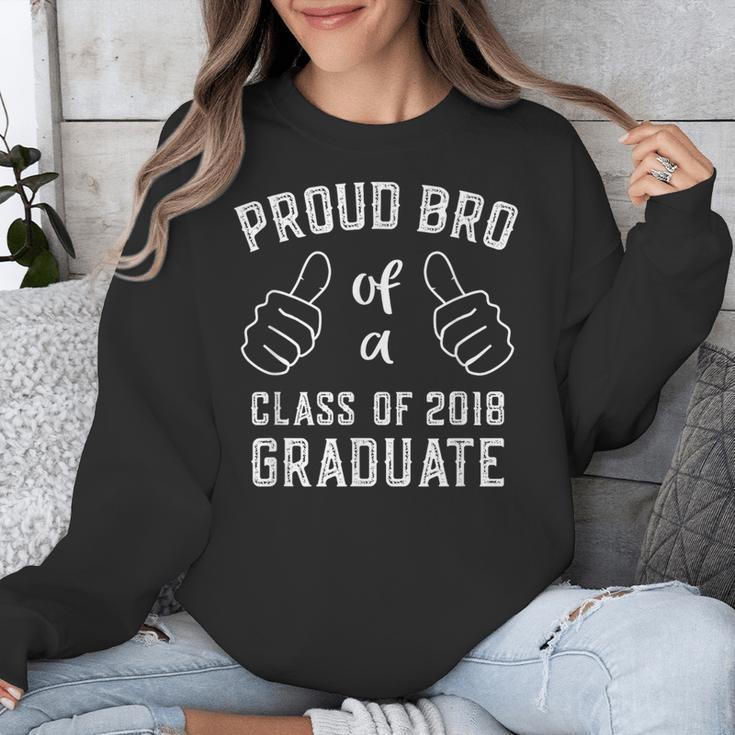 Proud Bro Brother Class Of 2018 Graduate Graduation Shirt Unisex Sweatshirt